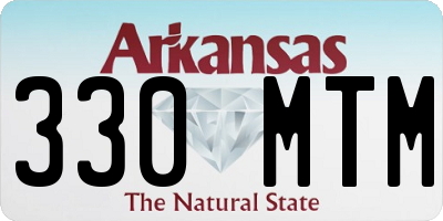 AR license plate 330MTM