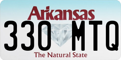 AR license plate 330MTQ