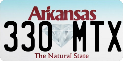 AR license plate 330MTX