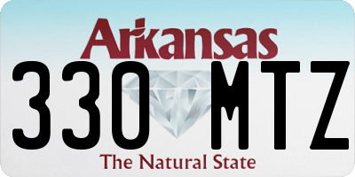 AR license plate 330MTZ