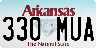AR license plate 330MUA
