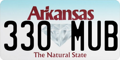 AR license plate 330MUB