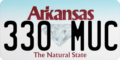 AR license plate 330MUC