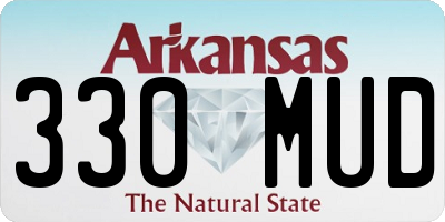 AR license plate 330MUD