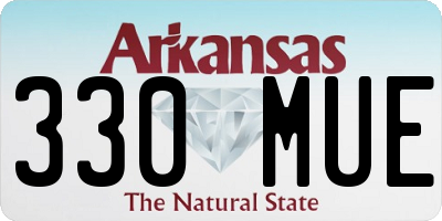 AR license plate 330MUE