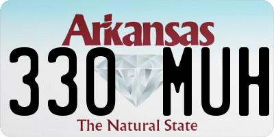 AR license plate 330MUH