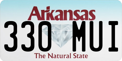 AR license plate 330MUI