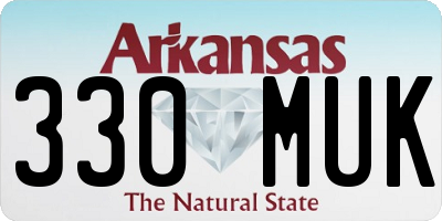 AR license plate 330MUK