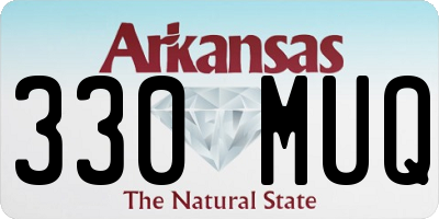 AR license plate 330MUQ
