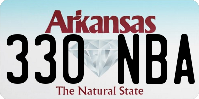 AR license plate 330NBA