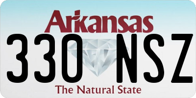 AR license plate 330NSZ