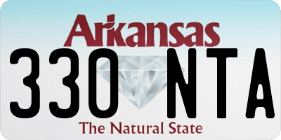 AR license plate 330NTA
