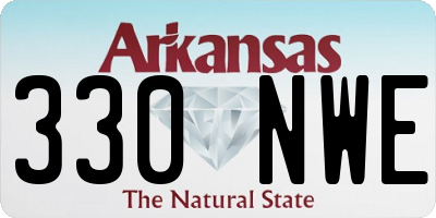 AR license plate 330NWE