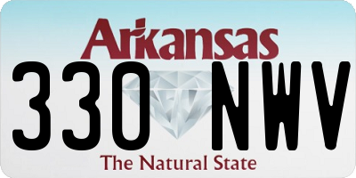 AR license plate 330NWV