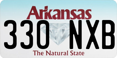 AR license plate 330NXB