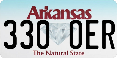 AR license plate 330OER