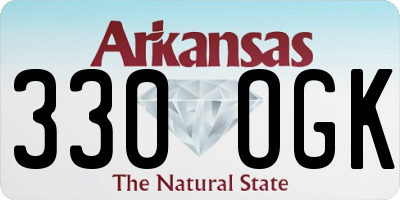 AR license plate 330OGK