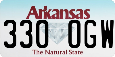 AR license plate 330OGW