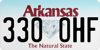 AR license plate 330OHF