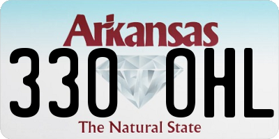 AR license plate 330OHL