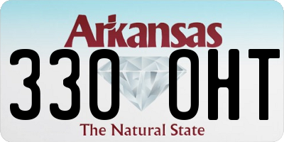AR license plate 330OHT