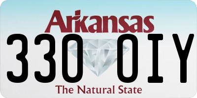 AR license plate 330OIY