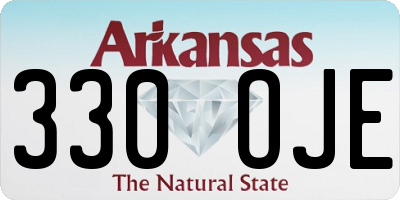 AR license plate 330OJE