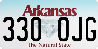 AR license plate 330OJG