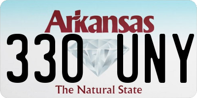 AR license plate 330UNY