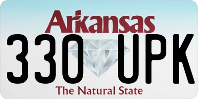 AR license plate 330UPK