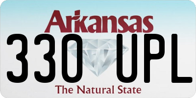 AR license plate 330UPL