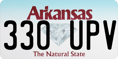 AR license plate 330UPV