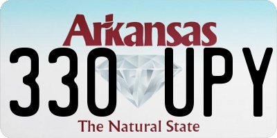 AR license plate 330UPY