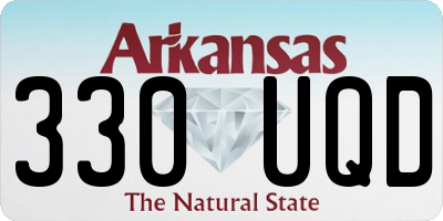 AR license plate 330UQD