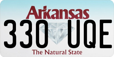 AR license plate 330UQE