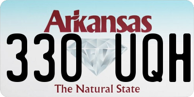 AR license plate 330UQH