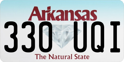 AR license plate 330UQI