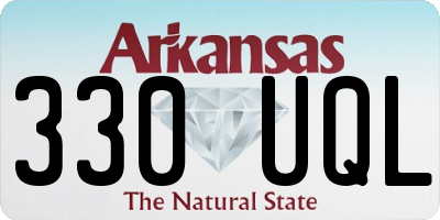 AR license plate 330UQL