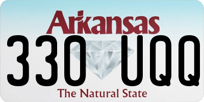 AR license plate 330UQQ
