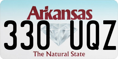 AR license plate 330UQZ