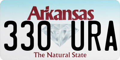 AR license plate 330URA