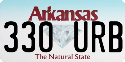 AR license plate 330URB