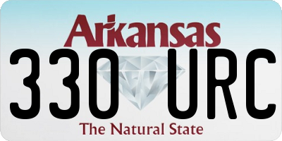 AR license plate 330URC