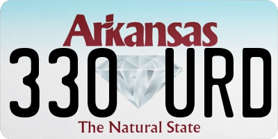 AR license plate 330URD