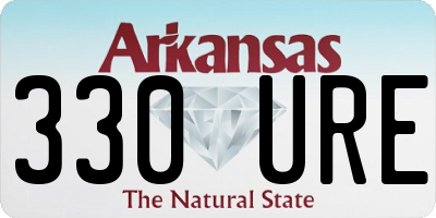 AR license plate 330URE