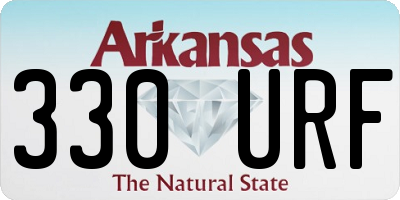 AR license plate 330URF