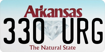 AR license plate 330URG