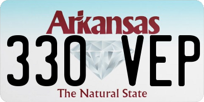 AR license plate 330VEP