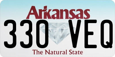 AR license plate 330VEQ