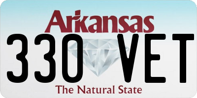 AR license plate 330VET